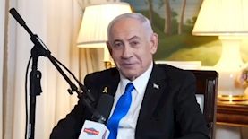 בנימין נתניהו מתראיין לפודקאסט, צילום: מסך רשת X